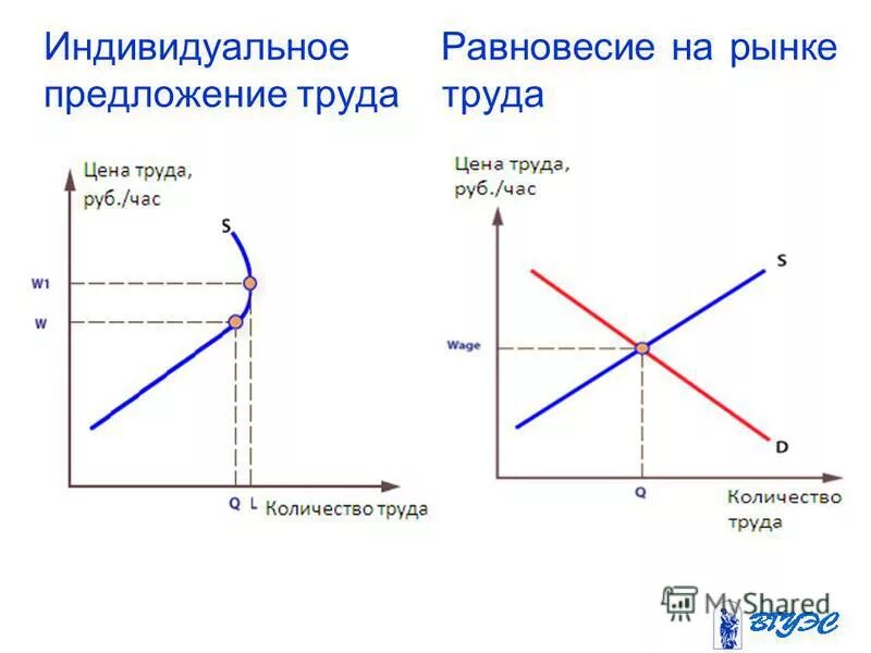 Функция предложения труда. Функция предложения труда