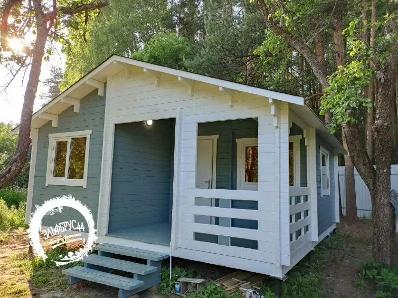 эльфбрус44. баня перевозная из мини бруса. компания эльфбрус44. эльфбрус под. караван в прицеп самодельный.