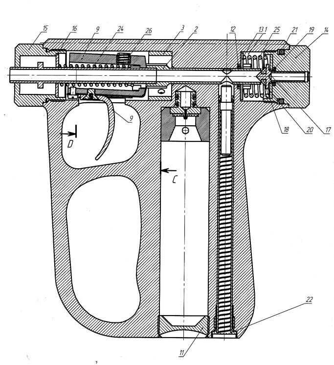 Устройство пневмо. Устройство пистолета МР-654к пневматического пистолета. Пистолета Макарова пневматика пневматика схема.