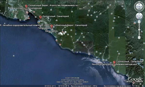 Карта Геленджика до Новороссийска. Новороссийск карта вокзал