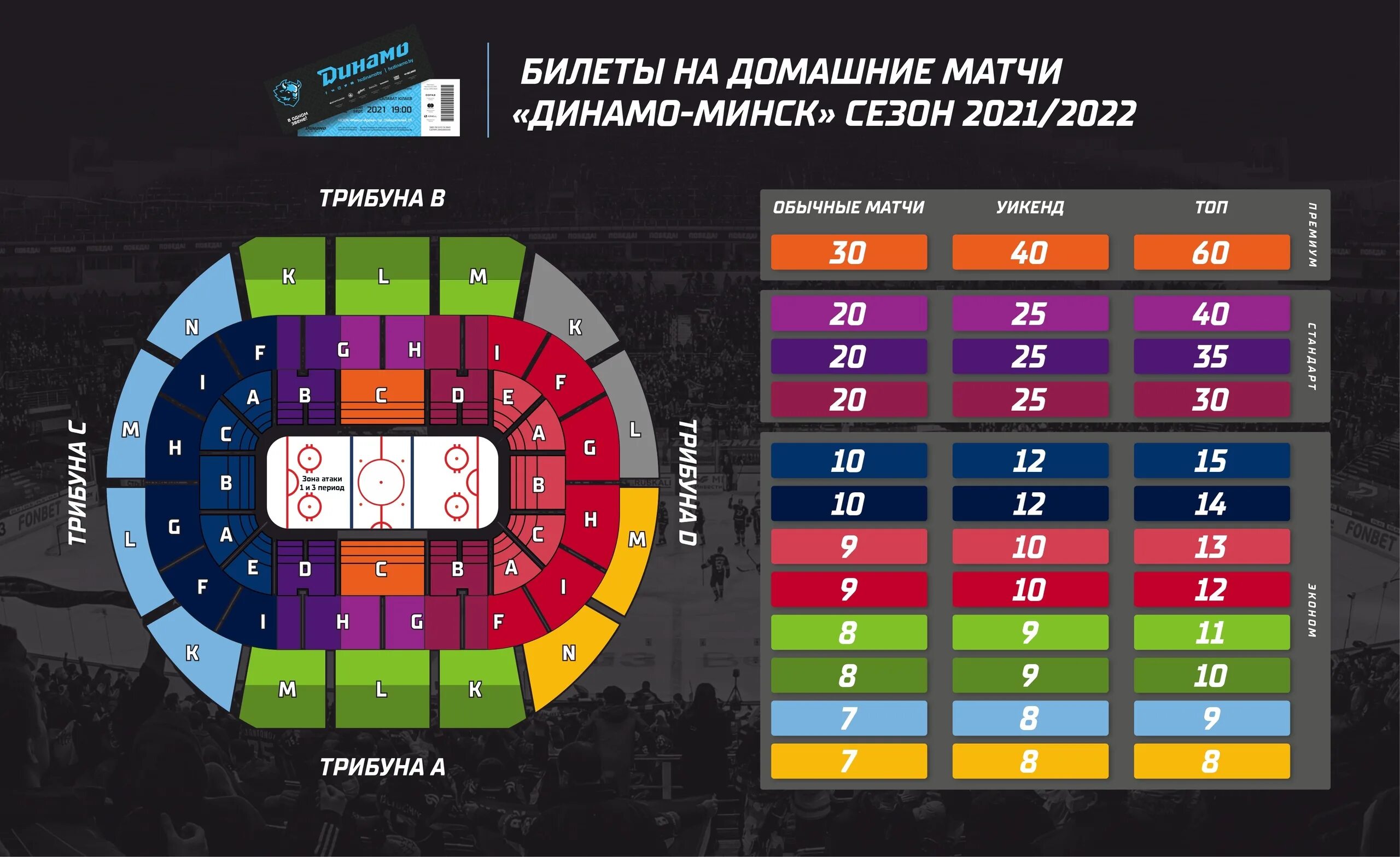 Купить билеты на матч динамо минск