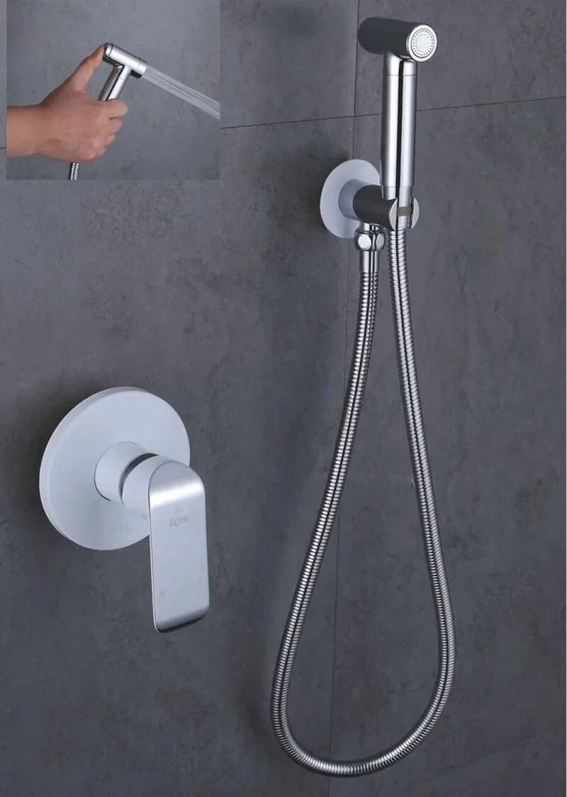 Смеситель для биде Rose r1507f. Rise shower