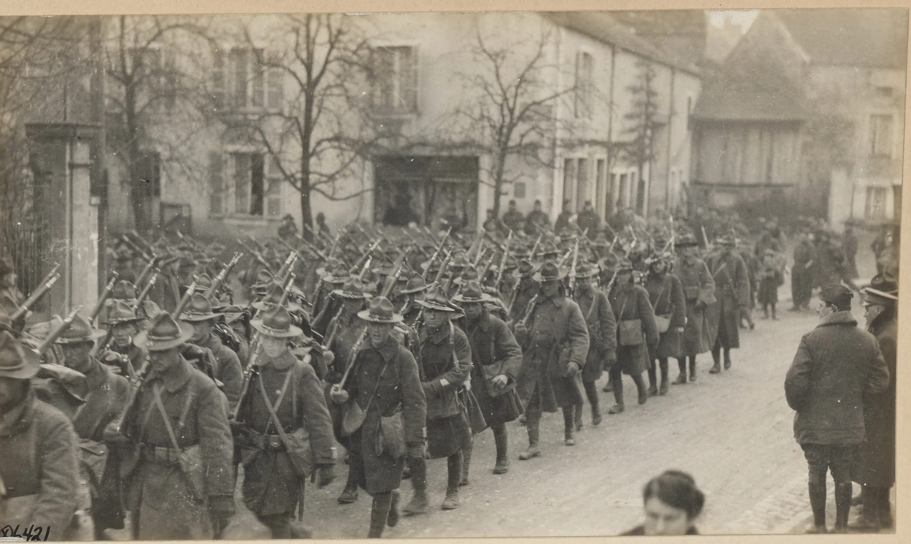 169 армия. 3-Й Алабамский пехотный полк. 18 Февраля 1918 Нарва. 5 Пехотный полк США. 169th Infantry Regiment.