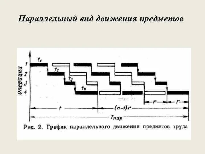 Параллельно последовательный вид движения деталей. Параллельно последовательный цикл. параллельный вид движения деталей. последовательно параллельный вид движения.