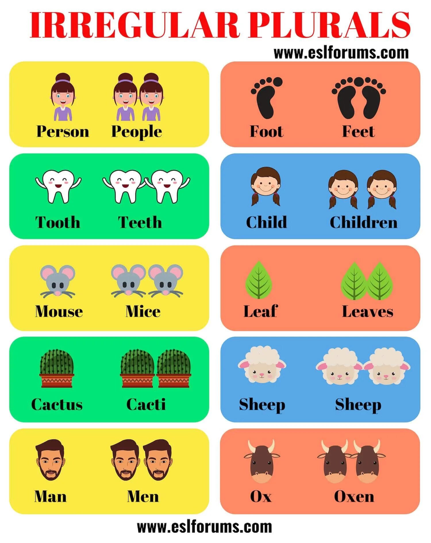 Person plural. Irregular plurals in English. Plural Nouns в английском языке. Irregular plurals в английском языке. Plural exceptions in English.