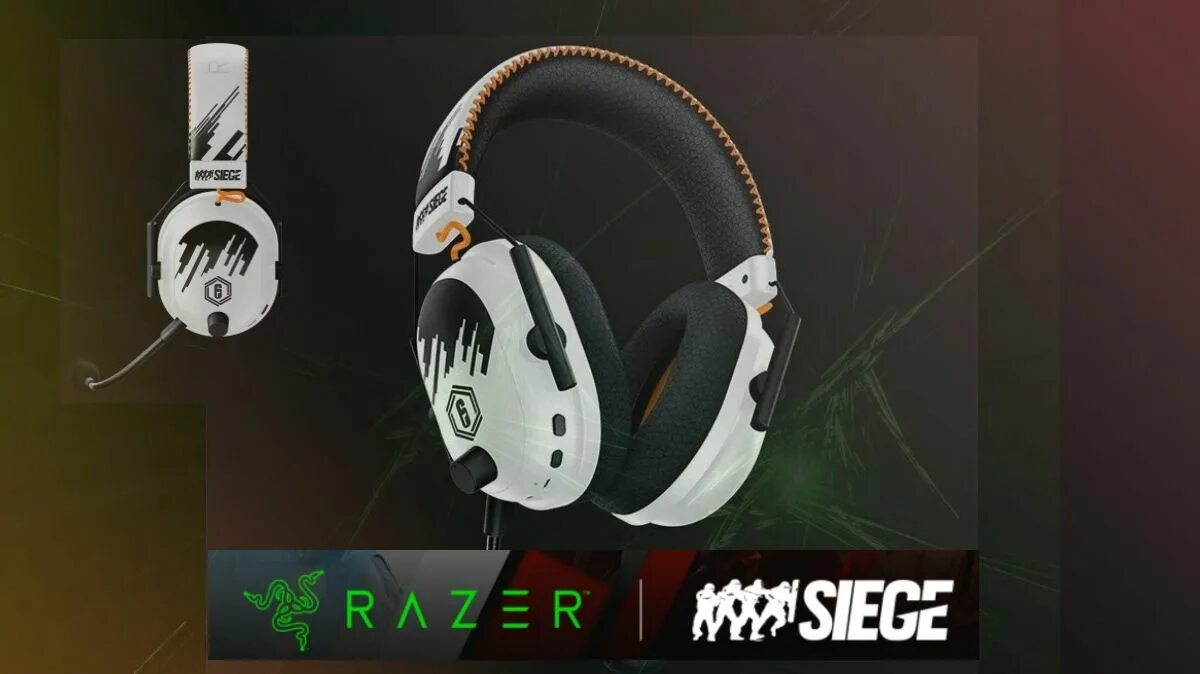 Razer BLACKSHARK v2 Special Edition. Razer BLACKSHARK v2 Pro - Six Siege Special Edition. Razer BLACKSHARK v2 Pro Siege. Радиочастотная гарнитура Razer BLACKSHARK v2 Pro - Six Siege Special ed. Белый. Наушники blackshark v2 pro