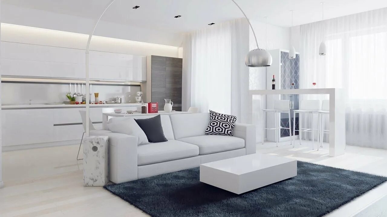 Дизайн белой кухни гостиной. Современный светлый интерьер. Интерьер в светлых тонах современный. Белый интерьер. Дизайнерские квартиры.