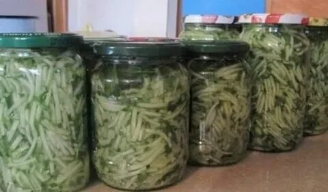 Рассольник из переросших огурцов