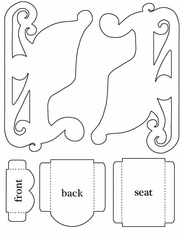 Сани трафареты для вырезания. Чертеж саней Деда Мороза из картона. Сани Деда Мороза чертеж. Поделка сани Деда Мороза своими руками. Лейкала для новогодних саней.