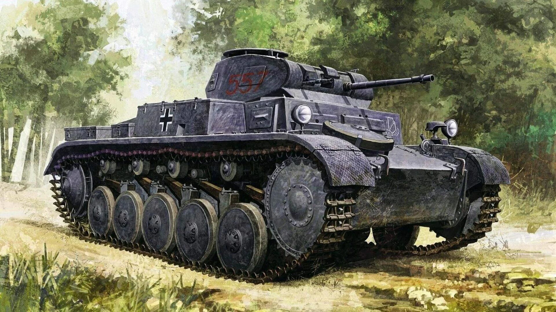 PZ.Kpfw. II. PZ.Kpfw II Ausf.f. PZ Kpfw 2 Ausf f. Танк PZ Kpfw 2.