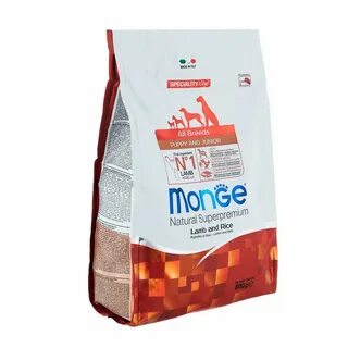 Монже корм для собак ягненок рис