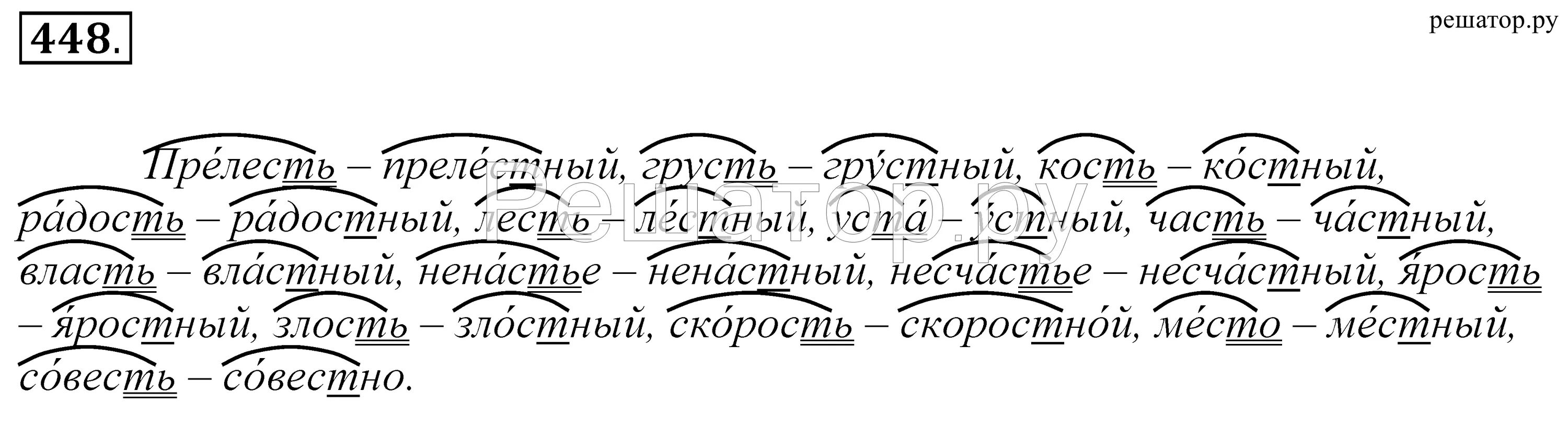 Русский 5 класс упр 742 2 часть. 448 Русский язык 5 класс. Русский язык 5 класс 2 часть номер 448. Русский язык пятый класс упражнение 448 вторая часть.