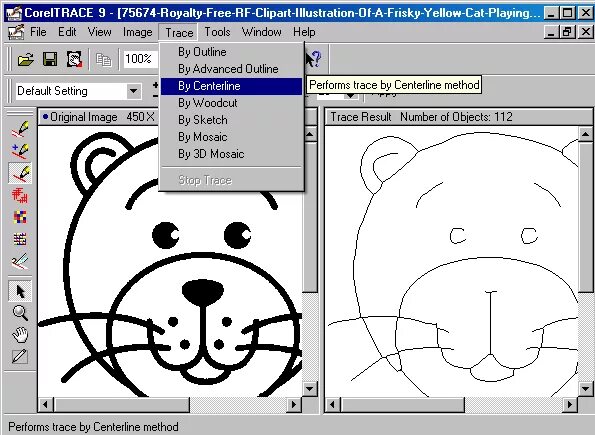 Trace файл. Трассировка корел. corel trace логотип.