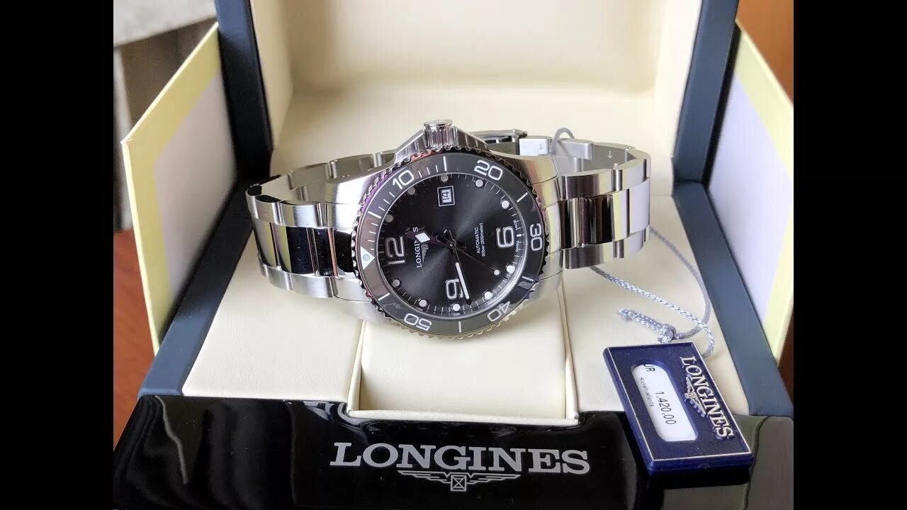 Longines hydroconquest графит. Longines l3. 377. 6. 4.