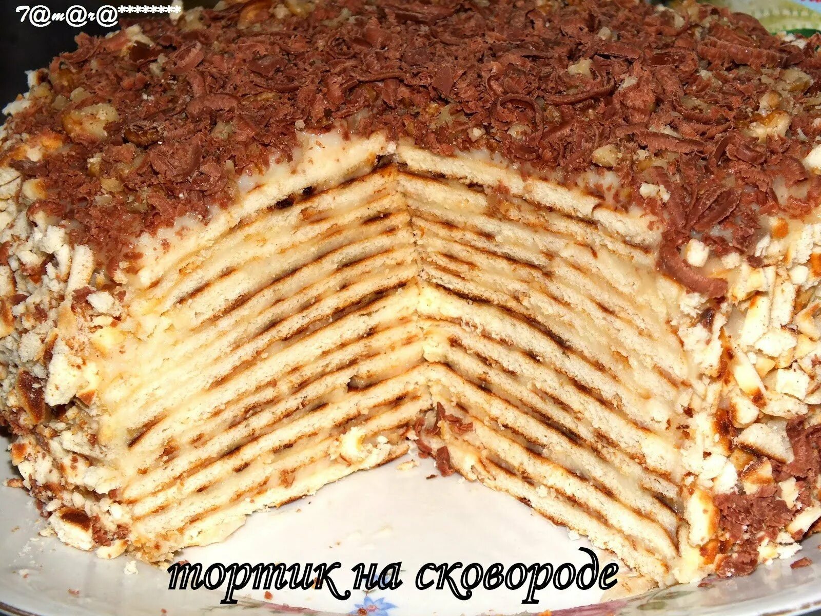 Простой тортик на скорую руку. Торт на сковороде. Тортик на скорую руку. Вкусный торт на сковороде. Торт быстрый и вкусный.