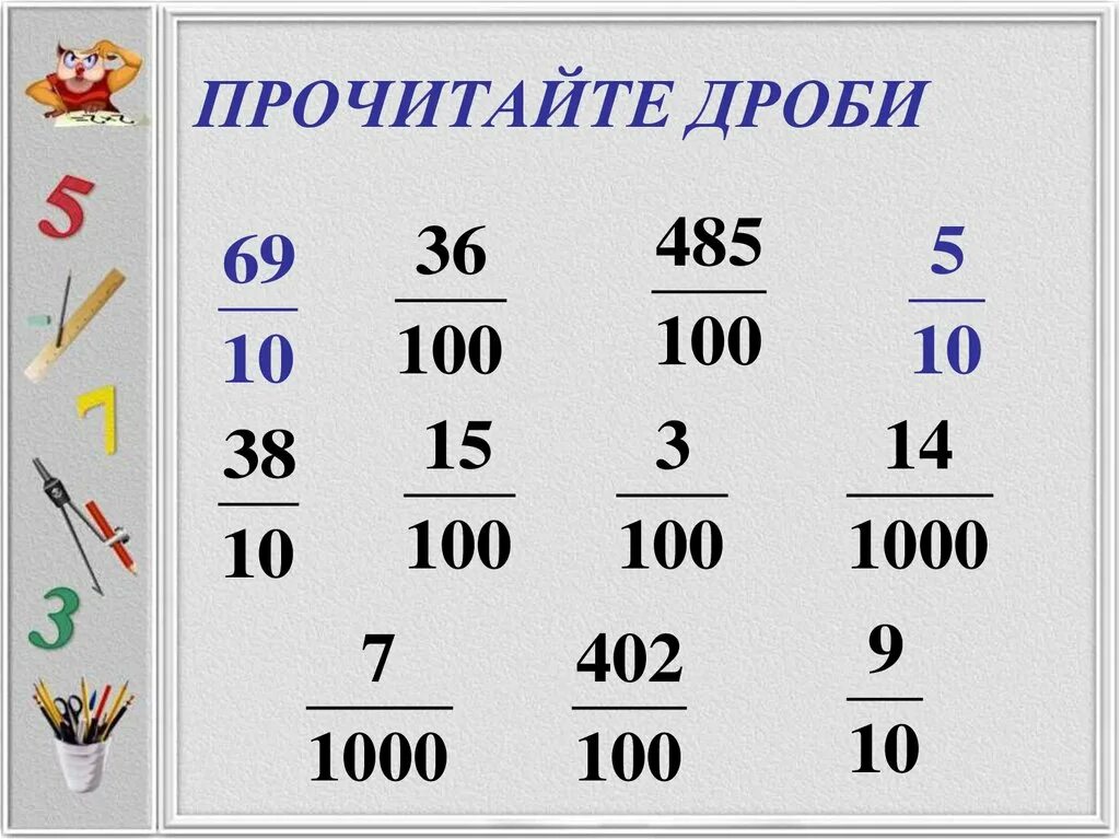 Чтение дробей 5 класс. Прочитай дроби. Прочитайте дроби. Десятичная запись дробных чисел. Десятичная запись числа 5 класс.