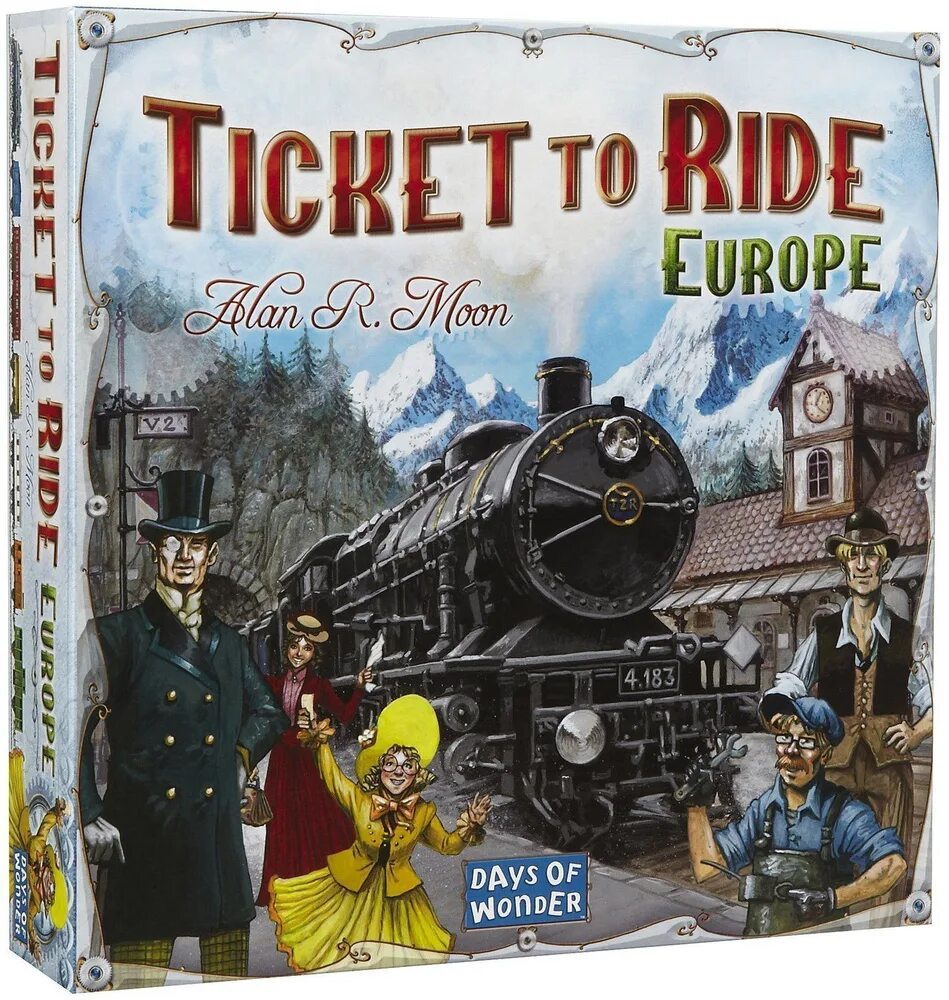 Игра поезд европа. Ticket to Ride Europe. Ticket to Ride: Европа. Билет на поезд Америка настольная игра. Билет на поезд: Европа.