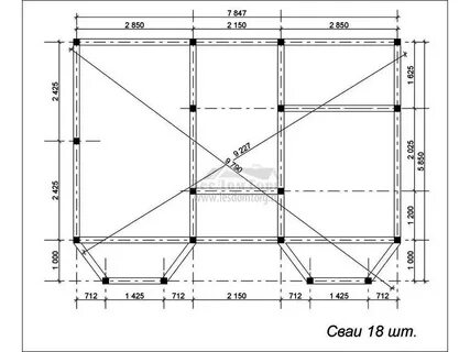 Расстояние между винтовыми сваями для каркасного