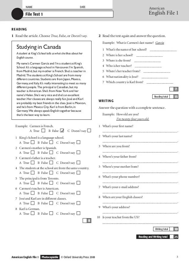 Progress test unit 7 8 класс. American English file Upper Intermediate. English file Intermediate страница 6 ответы. American English file Final Test. New English file pre Intermediate Test booklet pdf 2012.