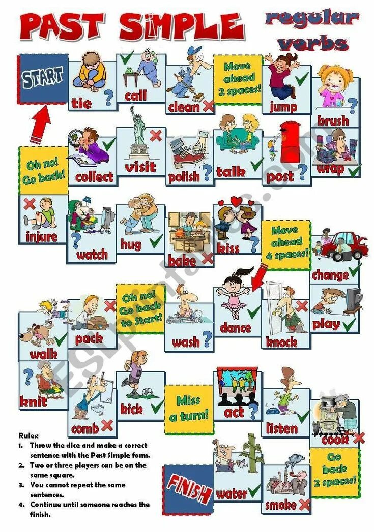 Past simple regular speaking. Настольная игра past simple. past simple regular verbs board game. past simple игра. past simple regular games for kids.