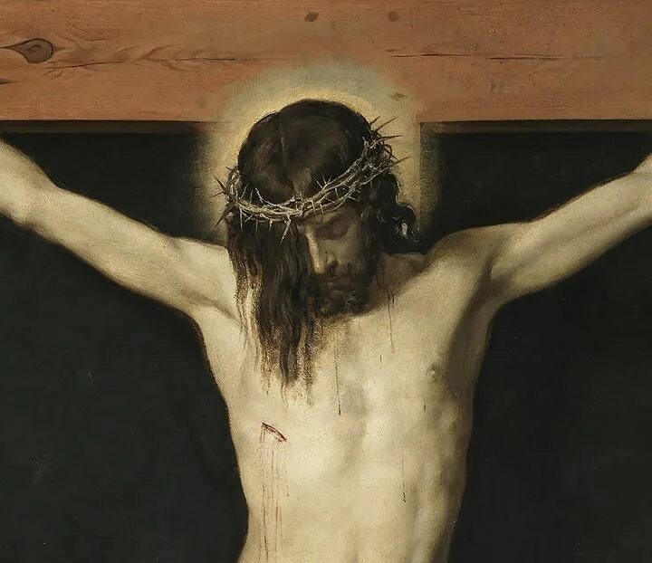 Иисус страдал. Диего Веласкес Christ Crucified. Диего Веласкес Распятие Христа. Веласкес картины Распятие.