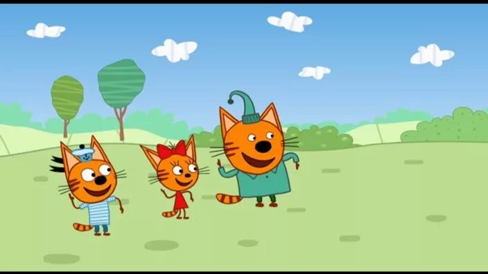 улица 3 кота. улица 3 кота. улица 3 кота. три кота 73 серия. три кота мультфильм коржик карамелька компот.