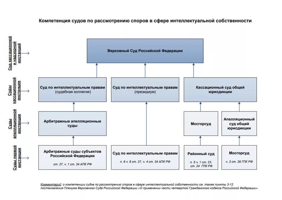 Порядок арбитражного рассмотрения споров. Структура суда по интеллектуальным правам РФ схема. Суд по интеллектуальным правам РФ структура. Полномочия суда по интеллектуальным правам схема. Система судебной защиты в РФ схема.