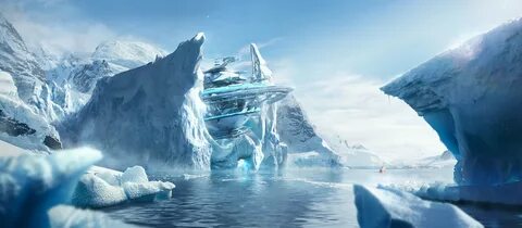 A work of art ice