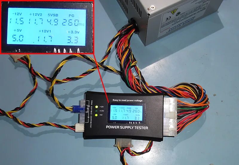 Тестер блоков питания ATX.  Тестер блока питания (БП). Блок проверки БП АТХ. Тестер блока питания 12 вольт. Проверка источника питания