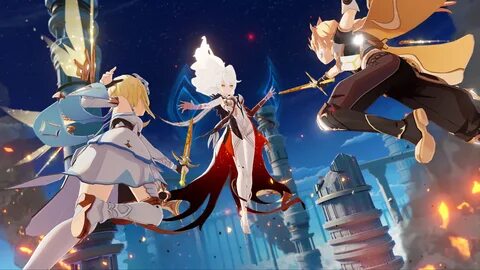 1050826 Заставки и Обои Эфир (Genshin Impact) на телефон. 