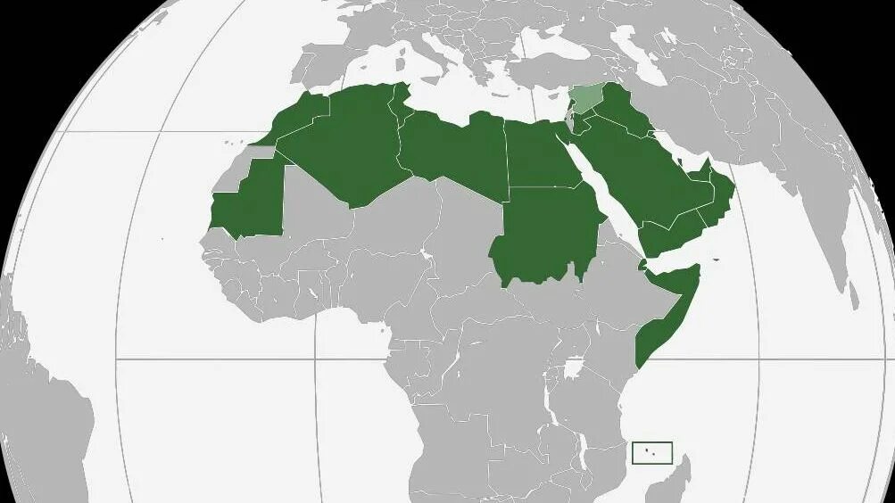 Лига арабских государств лаг на карте. Арабские страны на карте.