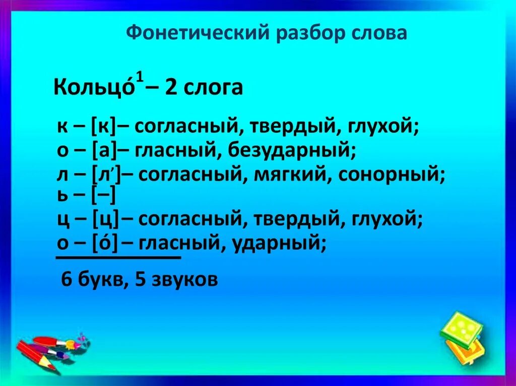 Какие согласные в слове цифра. Разбор слова в русском языке цифра 1. 1 Фонетический разбор. Разбор под цифрой 1. Разбор слова под цифрой 1.
