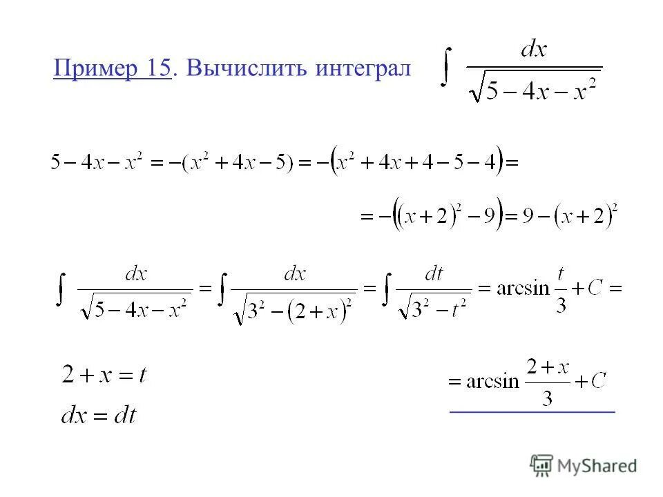 Решебник интегралов