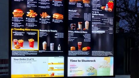 Menu driven