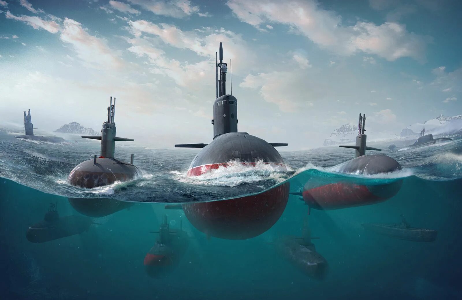 Load world. World of Warships подлодки. World of Warships подводные лодки. Подводная лодка ворлд оф варшипс. Подводная лодка акула.