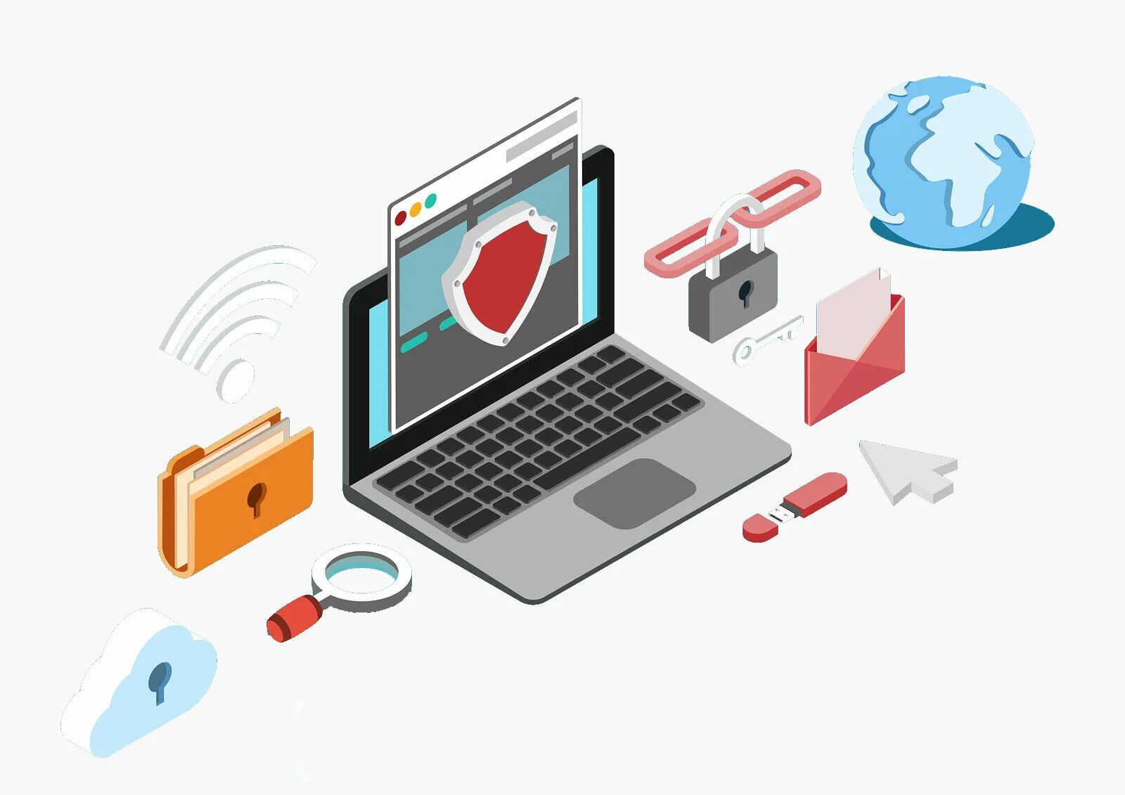 Информационная безопасность в интернете тест. Компьютер и безопасность. защита данных в интернете. защита информации на компьютере. информационная безопасность пиктограмма.