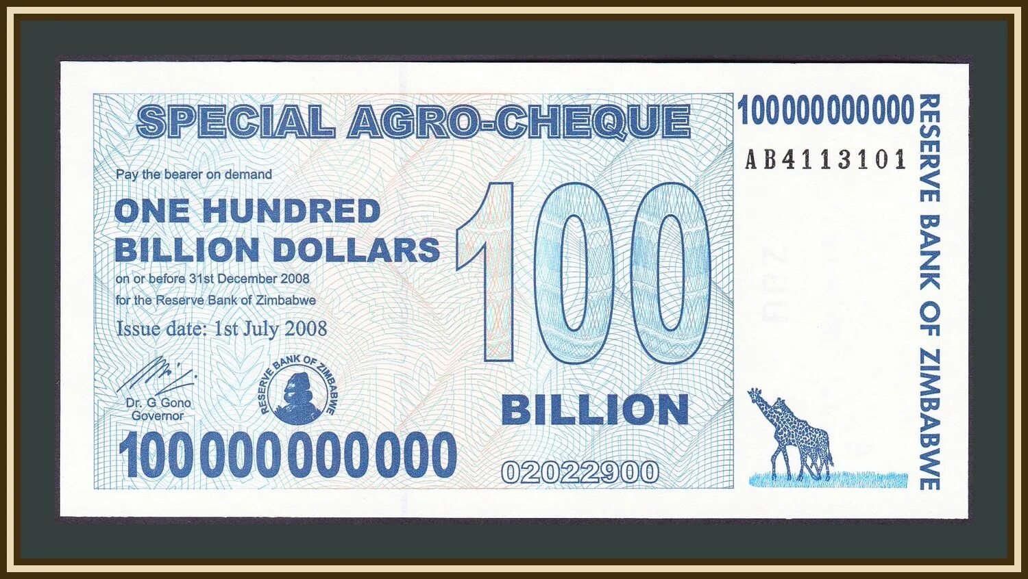 Зимбабве валюта 100 триллионов. Валюта Зимбабве 1 триллион. Банкнота 100 миллиардов долларов Зимбабве. Купюра 100 триллионов долларов Зимбабве. 1 млрд зимбабвийских долларов