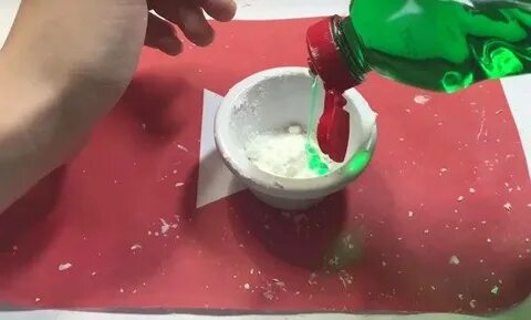 Клей пва и сода слайм