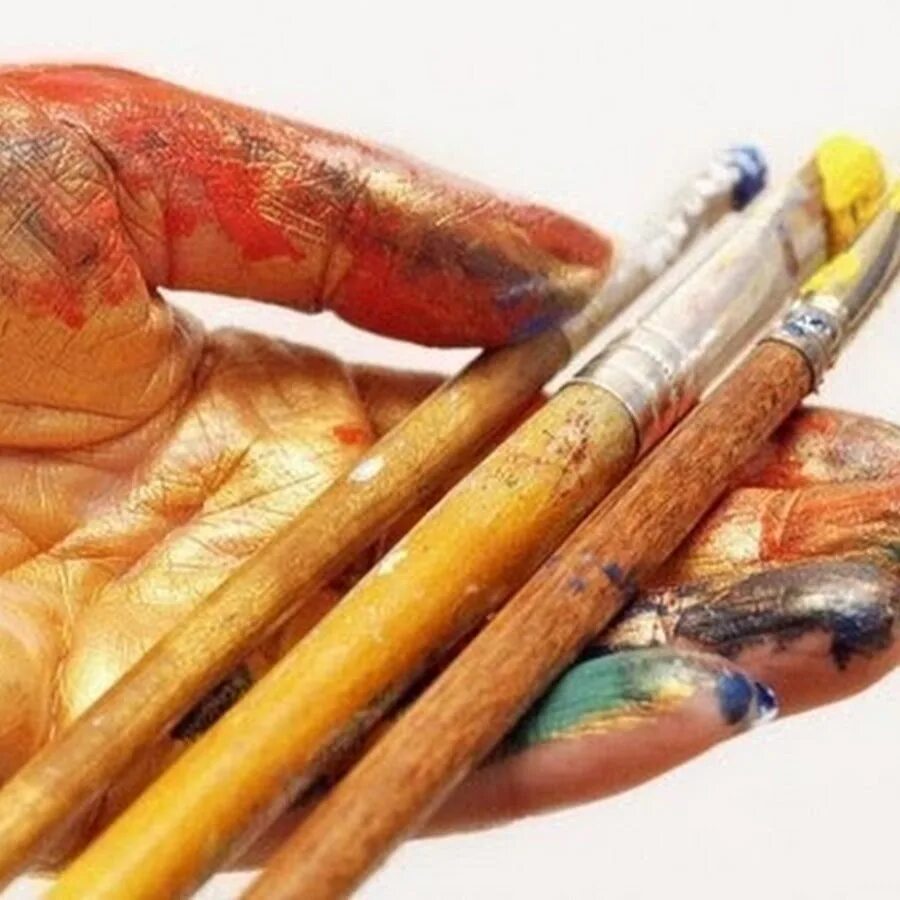 Искусство в жизни человека. Кисти для живописи. Кисть художника. Кисти Художественные краски. Холст и кисти.