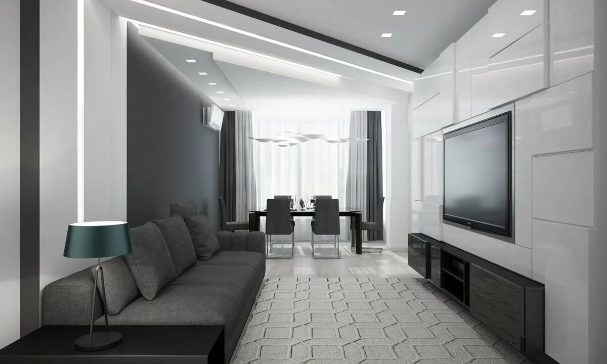 Зал grey