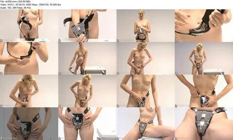 Girlfriend chastity belt