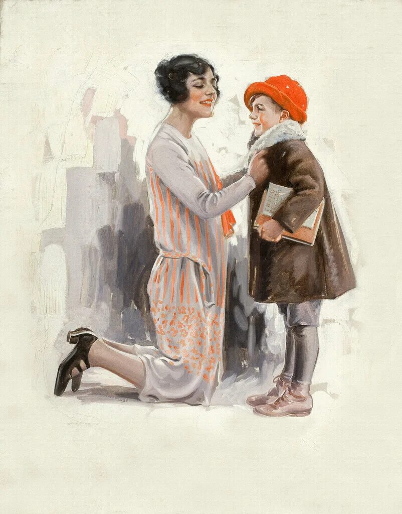 Инц ретро. Иллюстратор raymond james stuart. художник raymond james stuart. иллюстрации американских художников. ретро арты детей.