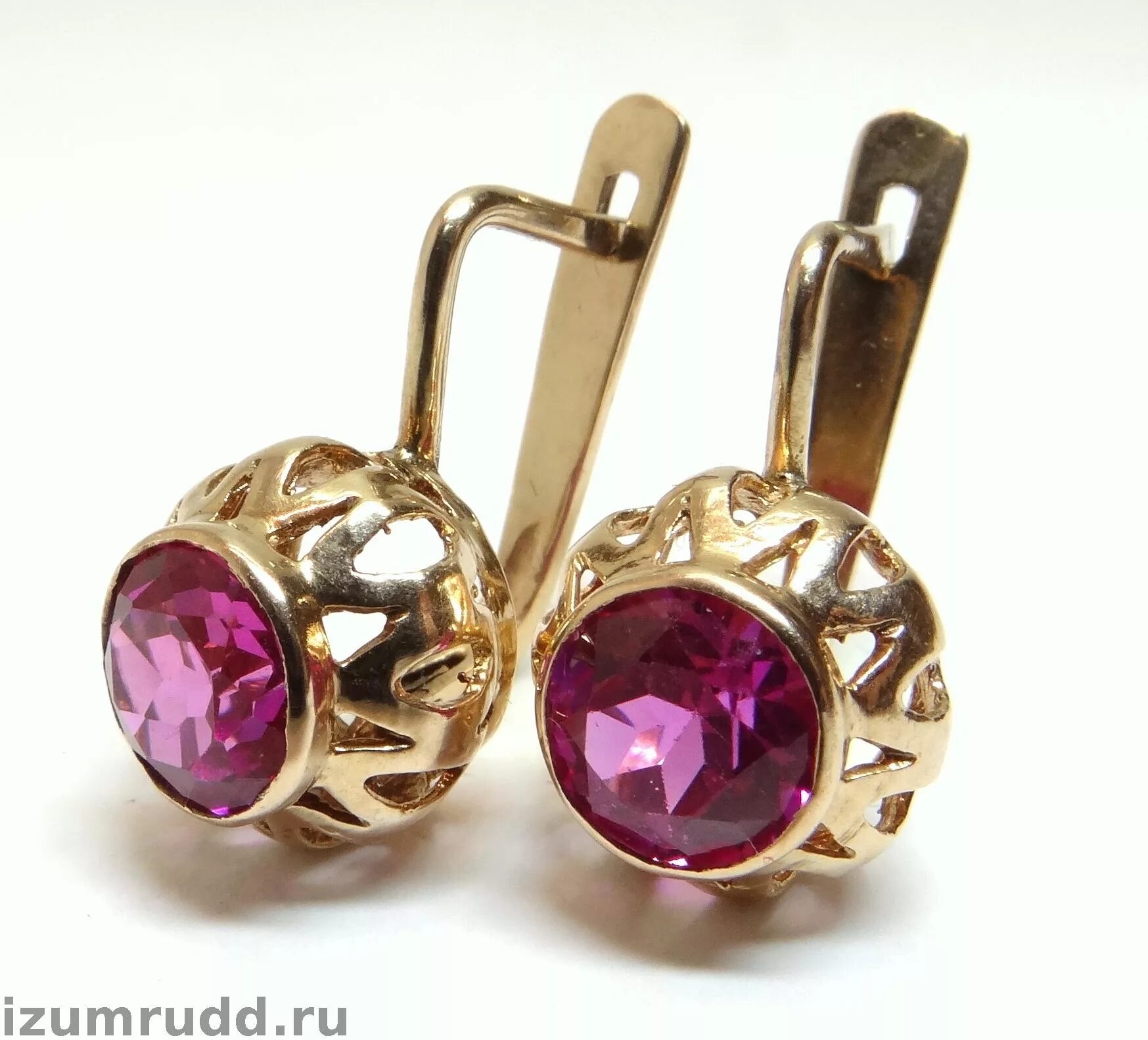 серьги 583 пробы