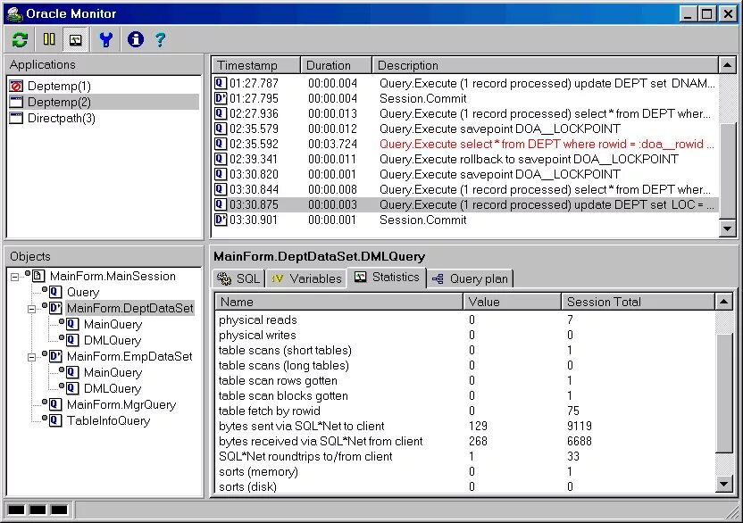 Main query. Таблица oracle. query monitor. мониторы оракула. sql monitor.