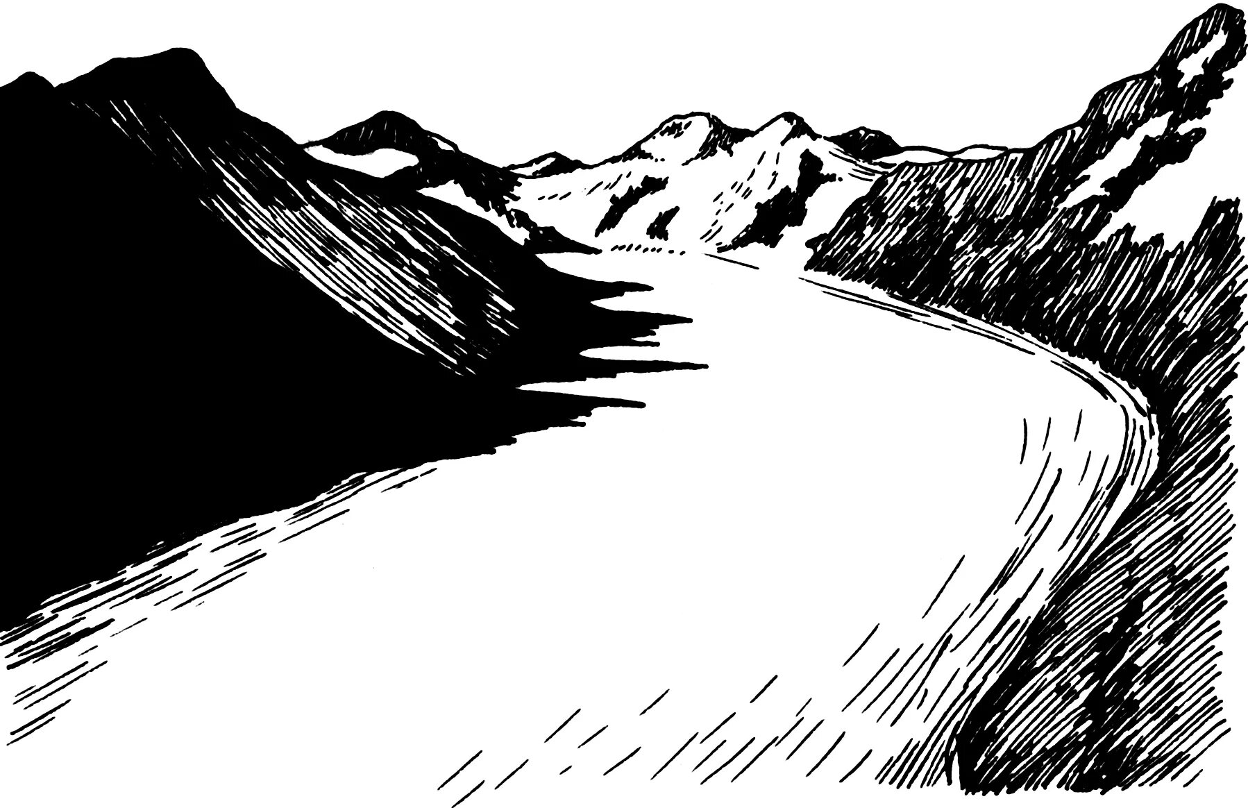 Айсберг мультяшный. Ледник карандашом. Ледник рисунок. Горный ледник рисунок. Ледник раскраска.