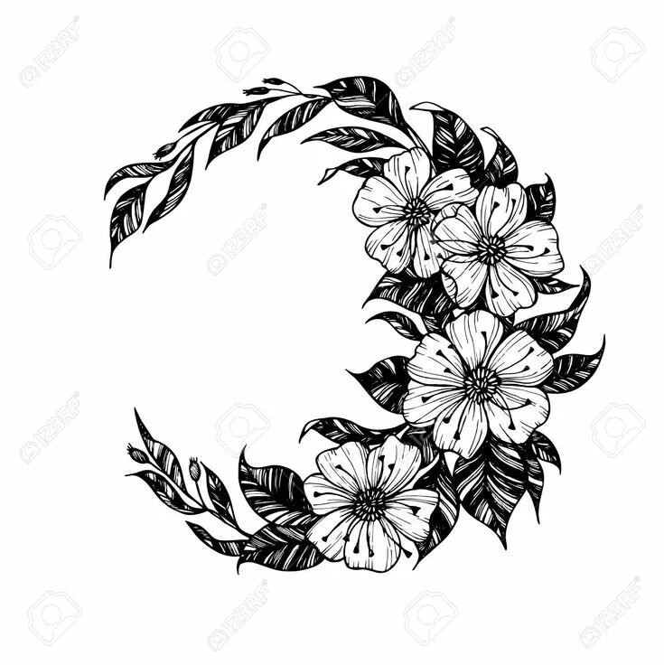 Тату круг с цветами. Цветочный орнамент в круге. Венок раскраска. Раскраска антистресс цветок в крогу. Цветочный венок раскраска.