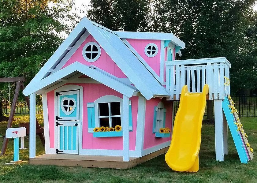 Детские домики. Girl play house. Домик детский игровой. Детский домик розовый. Разрисовать детский домик.