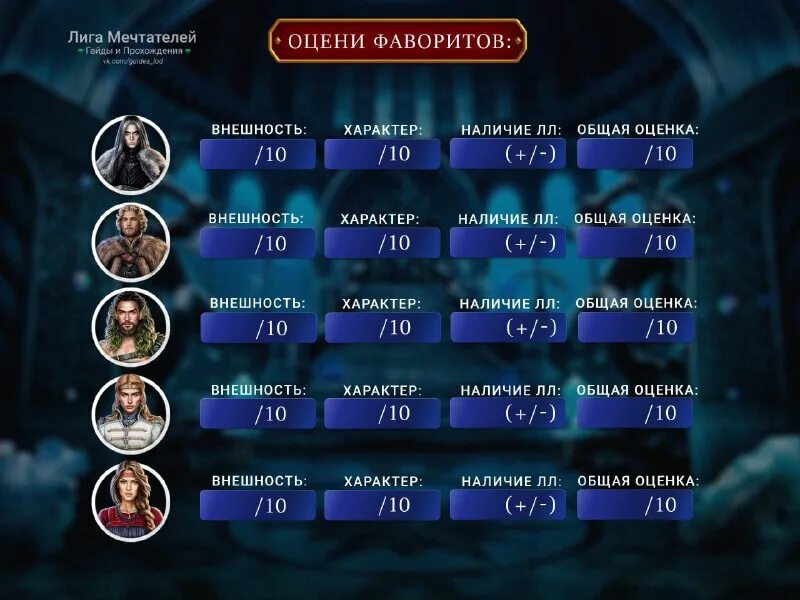 лига мечтателей гайды