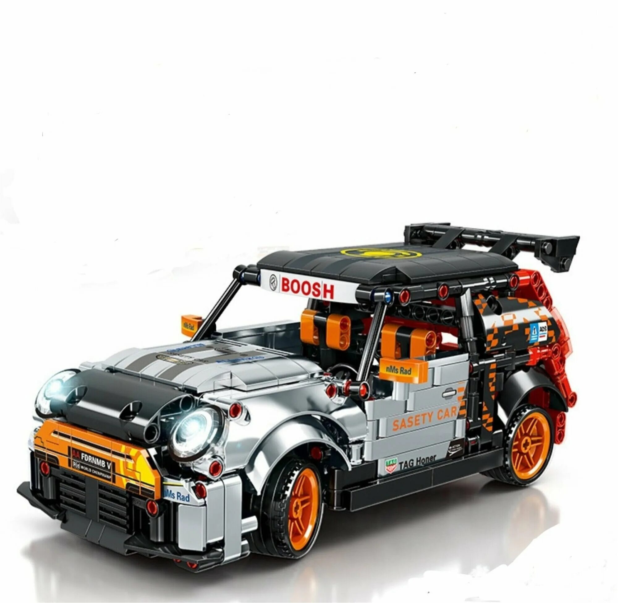 Pull back конструктор. Конструктор leibao 440 детали на радиоуправлении super car.