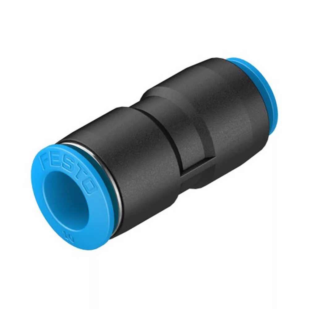 Фитинг festo qs-12-10-20. Прямое соединение. Соединитель м/пл "thermofix" (16x1/2" наружний). Штуцер цанговый festo qs-3/8-8. 12 мм.